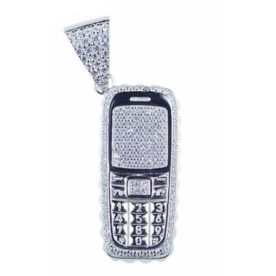 Trapphone,trap,phone,pendant,silver,925,topjewellery,jewlry