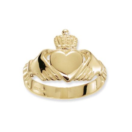 CLADDAGH,9k,9ct,18k,18ct,750,375,gold,guld