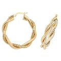 Gold earrings hoops,hoops,earrings,golds,guld,18k,9k,18ct,9ct,375,750,gold earrings hoops,top jewellery,goldonline,top jewellery uk,birmingham,Rose gold,white gold,rose,white,tiwsted,double twist