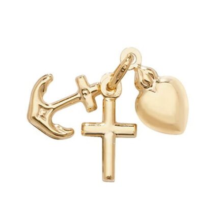 Fiath,hope,Charity,pendant,gold