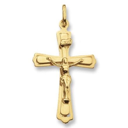 Crucifix,Cross,9k,18k,375m750,gold,guld,Top Jewellery