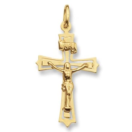 Crucifix,Cross,9k,18k,375m750,gold,guld,Top Jewellery