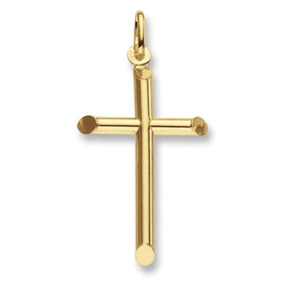 Plain cross,18k,9k,18ct,9ct,375,750,top jewellery,goldonline