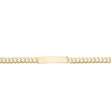 1.Curb,ID-Bracelet,Mens ID-Bracelet,Yellow gold,Patterned Bangle,Bangle bracelet,9k,14k,18k,750,585,375,gold,guld,topjwelleryuk,top jewellery,birmingham,uk