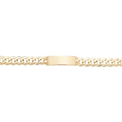 2.1.Curb,ID-Bracelet,Mens ID-Bracelet,Yellow gold,Patterned Bangle,Bangle bracelet,9k,14k,18k,750,585,375,gold,guld,topjwelleryuk,top jewellery,birmingham,uk