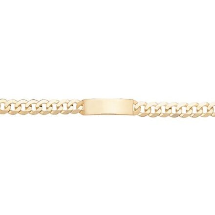 2.1.Curb,ID-Bracelet,Mens ID-Bracelet,Yellow gold,Patterned Bangle,Bangle bracelet,9k,14k,18k,750,585,375,gold,guld,topjwelleryuk,top jewellery,birmingham,uk