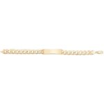 2.2.Curb,ID-Bracelet,Mens ID-Bracelet,Yellow gold,Patterned Bangle,Bangle bracelet,9k,14k,18k,750,585,375,gold,guld,topjwelleryuk,top jewellery,birmingham,uk