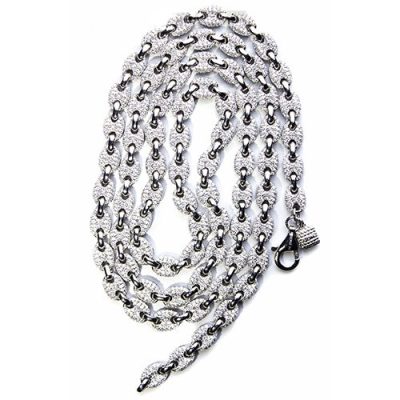 20.Silver CZ chain,925,cubiczirconia stones,zirconiastones,stones,zircoina,chian with diamond stones,chian with stones,topjewelleryuk,topjewellery,top,jewellery,uk,birmingham