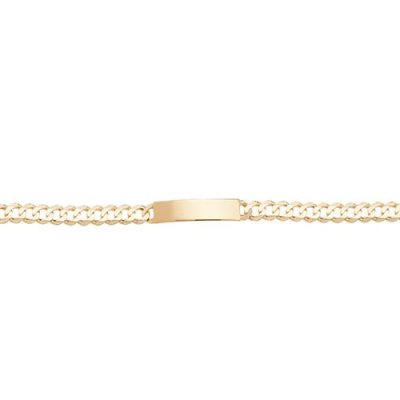 3.1.Curb,ID-Bracelet,Mens ID-Bracelet,Yellow gold,Patterned Bangle,Bangle bracelet,9k,14k,18k,750,585,375,gold,guld,topjwelleryuk,top jewellery,birmingham,uk