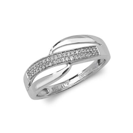 9ct 0.10ct Darie Cross Over Diamond White Gold Ring,white gold,Diamond Cross Over,Cross Over,Gold,Diamond,18ct,9ct,14ct,topjewellery,topjewelleryuk,birmingham