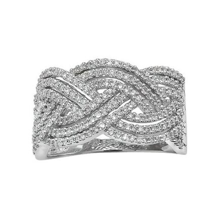 9ct 0.40ct Fancy Dress Diamond White Gold Ring,white gold,Diamond Cross Over,Cross Over,Gold,Diamond,18ct,9ct,14ct,topjewellery,topjewelleryuk,birmingham