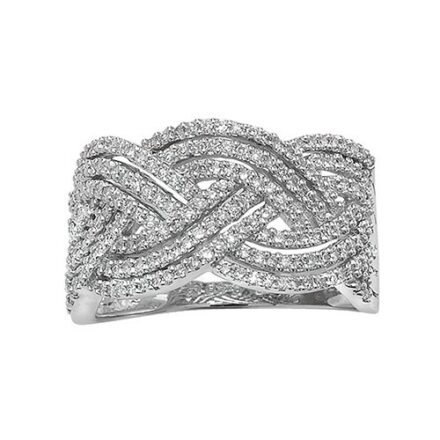 9ct 0.40ct Fancy Dress Diamond White Gold Ring,white gold,Diamond Cross Over,Cross Over,Gold,Diamond,18ct,9ct,14ct,topjewellery,topjewelleryuk,birmingham