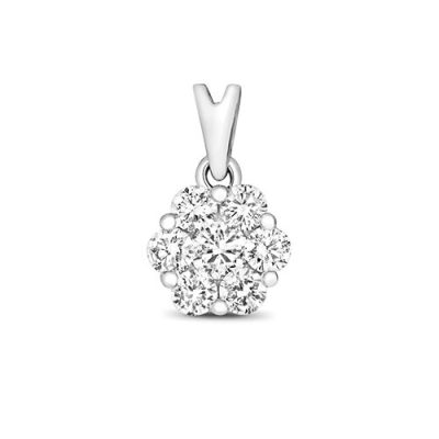 Clover 9ct diamond pendant,Diamond Pendant,9ct,14ct,375,750,585,Bezel set pendant,topjewelleryuk,birmingham