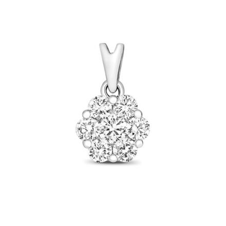 Clover 9ct diamond pendant,Diamond Pendant,9ct,14ct,375,750,585,Bezel set pendant,topjewelleryuk,birmingham