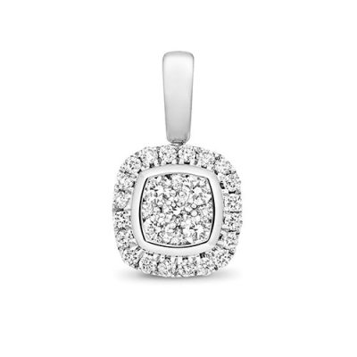 Cushion 18ct diamond pendant,Diamond Pendant,9ct,14ct,375,750,585,Bezel set pendant,topjewelleryuk,birmingham