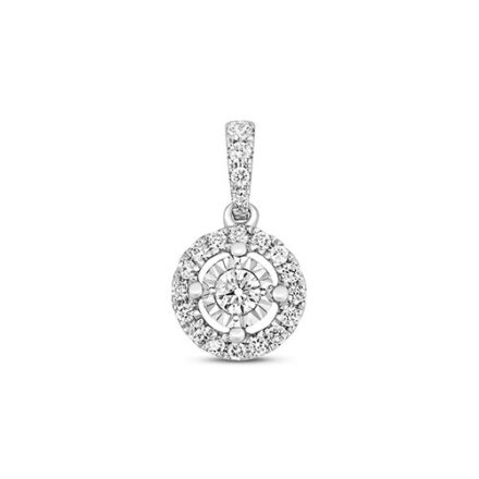 Halo 9ct diamond pendant,Diamond Pendant,9ct,14ct,375,750,585,Bezel set pendant,topjewelleryuk,birmingham