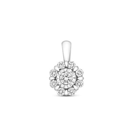 Halo Cluster 9ct diamond pendant,Diamond Pendant,9ct,14ct,375,750,585,Bezel set pendant,topjewelleryuk,birmingham