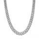 925 sterling silver cuban chain iced out 8 mm wide.