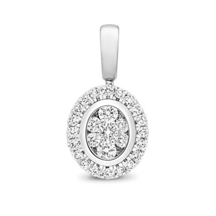 Oval Shape 18ct diamond pendant,Diamond Pendant,9ct,14ct,375,750,585,Bezel set pendant,topjewelleryuk,birmingham