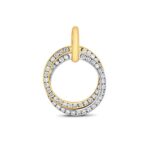Two colored 18ct Diamond Circle white yellow rose gold,whitegold,Diamond Circle,Circle,Gold,Diamond,18ct,9ct,14ct,topjewellery,topjewelleryuk,birmingham.2