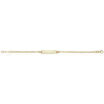 9k Yellow Gold Belcher ID - Bracelet - Image 2