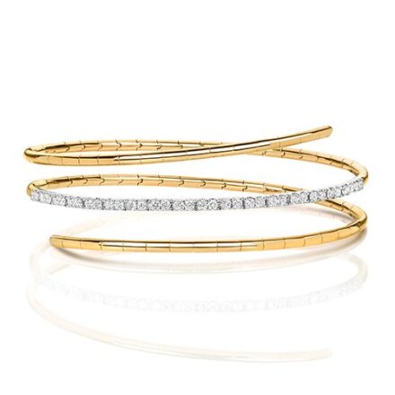yellow Gold,yellow Diamonds Twisted Bangle,Ladies Diamonds bangle,Bangle,Gold,white gold hingde diamond bangle,9k,18k,14k,585,750,375,9ct,14ct,18ct,topjewellery,topjewelleryuk,goldonline.com,gold,goldonli