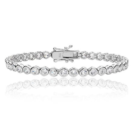 Bezel set Silver tennis Bracelet,925,9ct,18ct,14ct,topjewellery,top,jewellery,topjewelleryukBirmingham,Jewellery Quarter