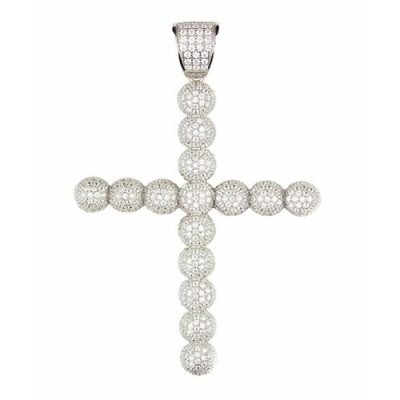 Cross,silver pendant,silver arsenal pendant,925,colored stones, Cross 925 silver,black and white
