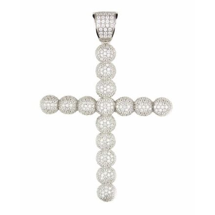 Cross,silver pendant,silver arsenal pendant,925,colored stones, Cross 925 silver,black and white