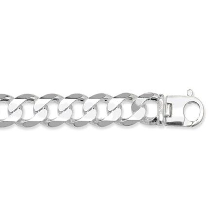 Curb Necklece,Curb Chain 17 mm Silver ,925,9ct,18ct,14ct,topjewellery,top,jewellery,topjewelleryukBirmingham,Jewellery Quarter