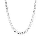 925 Sterling Silver Thick Linked Curb Chain - 5.5 mm