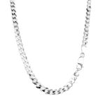 925 Sterling Silver Thick Linked Curb Chain - 5.5 mm - Image 2