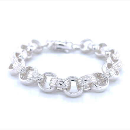 925 sterling silver belcher bracelet mens and womens kids design.