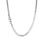 925 Sterling Silver Solid Curb Chain - 2.5 mm - Image 2