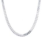 925 Sterling Silver Solid Curb Chain - 2.5 mm