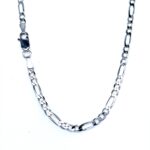 925 Sterling Silver Solid Figaro Chain - 3 mm - Image 2