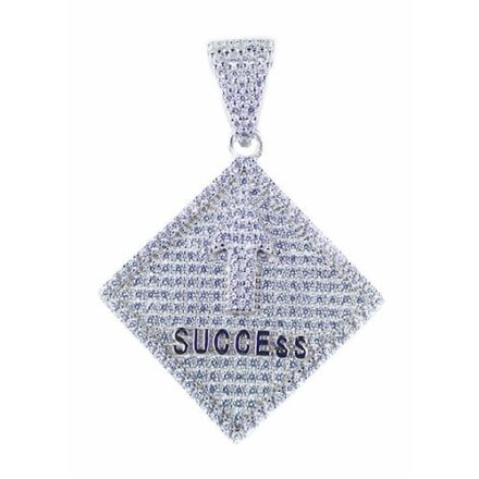 Success silver pendant,silver pendant,topjewelleryuk,top jewellery,silver,925,iced out