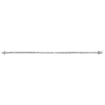 925 Sterling Silver Princess Set Tennis Bracelet - 3 mm - Image 2
