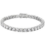 925 Sterling Silver Tennis Silver Bracelet - 4 mm