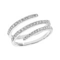 Fancy Ladies 3 Stripes Cz Patterned Sterling silver Signet ring 925,Signet ring, Top Jewellery UK,Birmingham,Topjewelleryuk