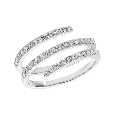 Fancy Ladies 3 Stripes Cz Patterned Sterling silver Signet ring 925,Signet ring, Top Jewellery UK,Birmingham,Topjewelleryuk