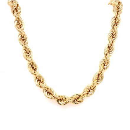 gold chain for men that is made in rope style