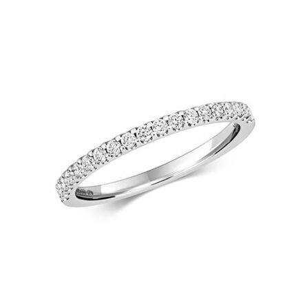 Diamond eternity stone prong set 18ct,9ct White gold 0.32 ct,H color, SI2,topjewelleryuk,topjewellery birmingham