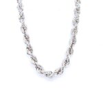 925 Sterling Silver Solid Rope Chain - 6.5 mm