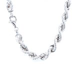 925 Sterling Silver Rope Chain - 8.5 mm - Image 2