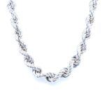 925 Sterling Silver Rope Chain - 8.5 mm