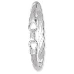 Womens Silver Bangles