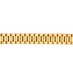 9k Yellow Gold Rolex Inspired Bracelet - 12 mm - Image 3
