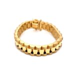 9k Yellow Gold Rolex Inspired Bracelet - 10 mm - Image 4