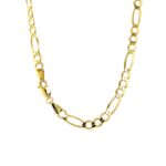 9k Yellow Gold Figaro Chain - 4 mm - Image 2